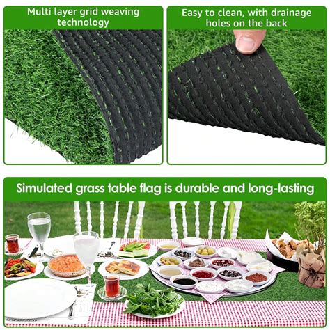 fake grass table cloth|faux grass tablecloth.